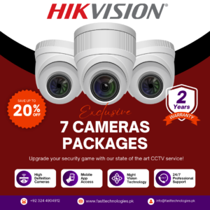 Hikvision 7 Camera Package