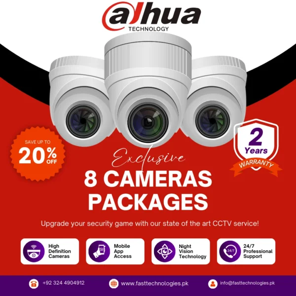 Dahua 8 Camera Package